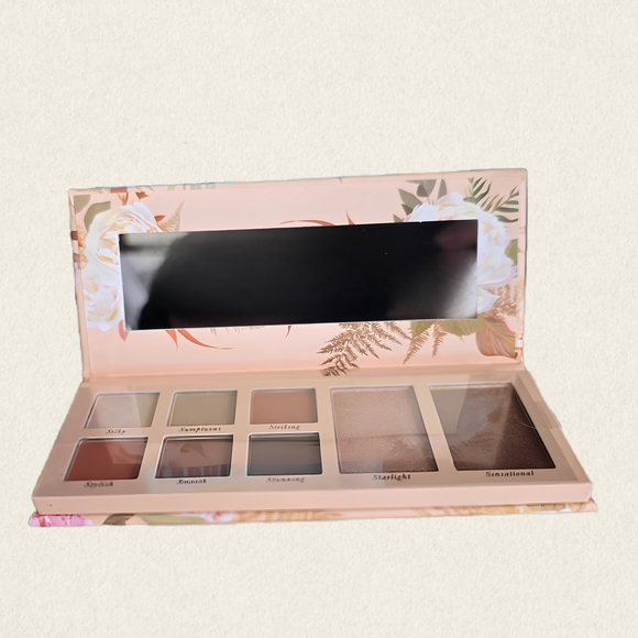 LAURA GELLER Essentials Soft Satins Shadows + Highlighters Palette 8 Shades - Picture 2 of 3